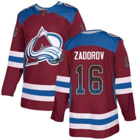 Adidas Avalanche #16 Nikita Zadorov Burgundy Home Authentic Drift Fashion Stitched NHL Jersey - AVS214