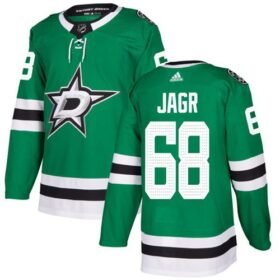 Adidas Stars #68 Jaromir Jagr Green Home Authentic Stitched NHL Jersey - DLS88