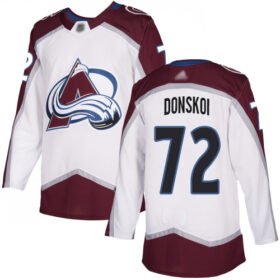Adidas Avalanche #72 Joonas Donskoi White Road Authentic Stitched NHL Jersey - AVS83