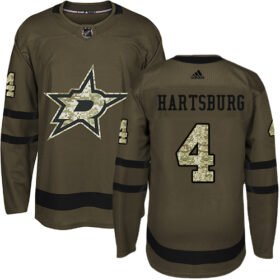 Adidas Stars #4 Craig Hartsburg Green Salute to Service Stitched NHL Jersey - DLS62