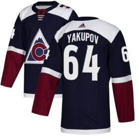 Adidas Avalanche #64 Nail Yakupov Navy Alternate Authentic Stitched NHL Jersey - AVS312