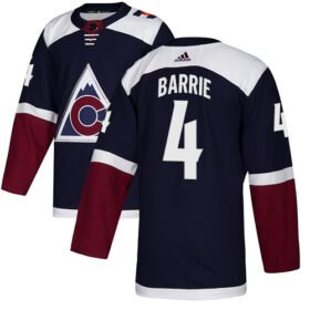 Adidas Avalanche #4 Tyson Barrie Navy Alternate Authentic Stitched NHL Jersey - AVS307