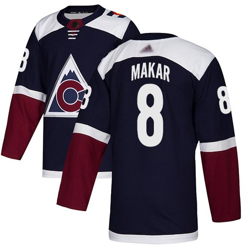 Adidas Avalanche #8 Cale Makar Navy Alternate Authentic Stitched NHL Jersey - AVS03