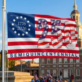 United States Semiquincentennial 250th Anniversary Flag - USS02