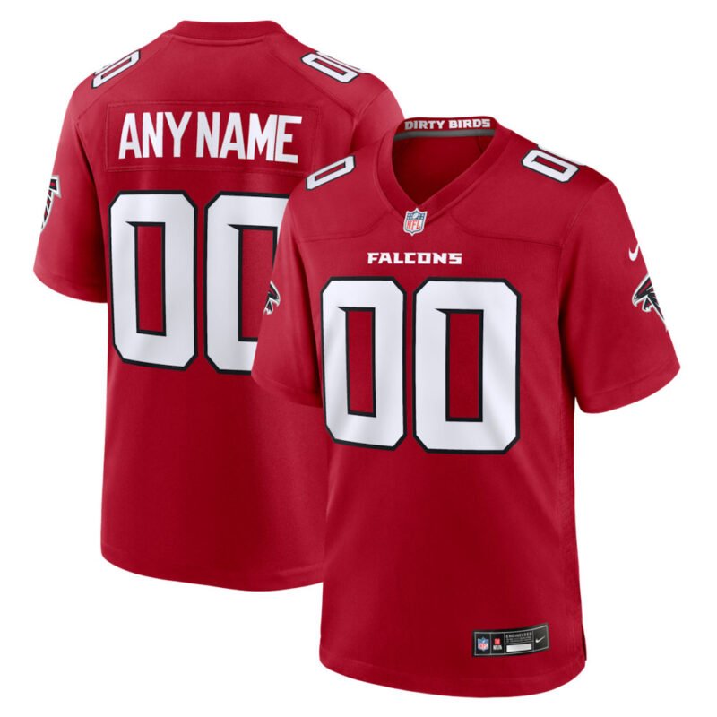Personalized Red Atlanta Falcons 2026 New Game Jersey - AFJ272
