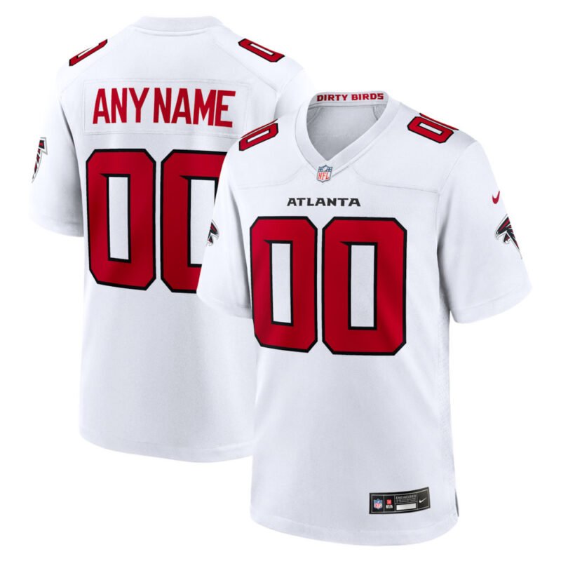 Personalized White Atlanta Falcons 2026 New Game Jersey - AFJ273