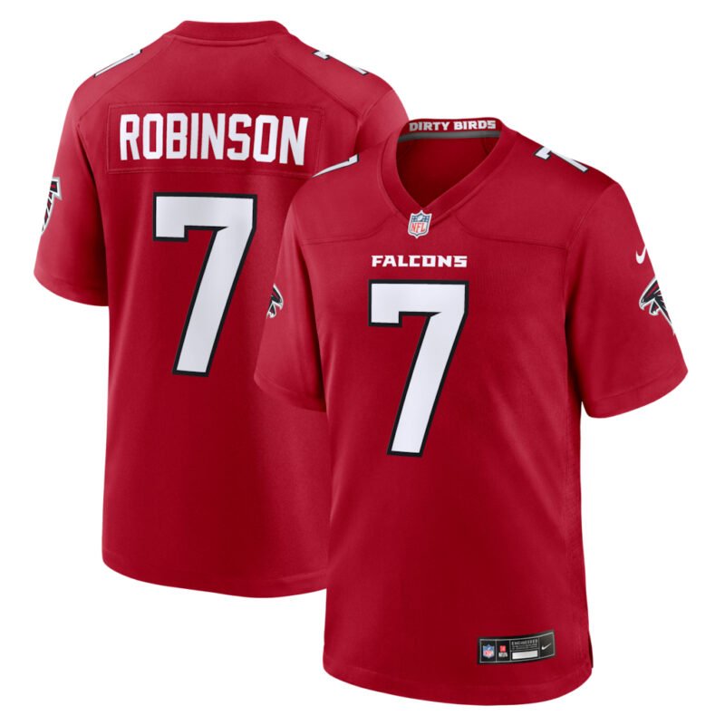 Red Atlanta Falcons #7 Bijan Robinson 2026 New Game Jersey - AFJ289