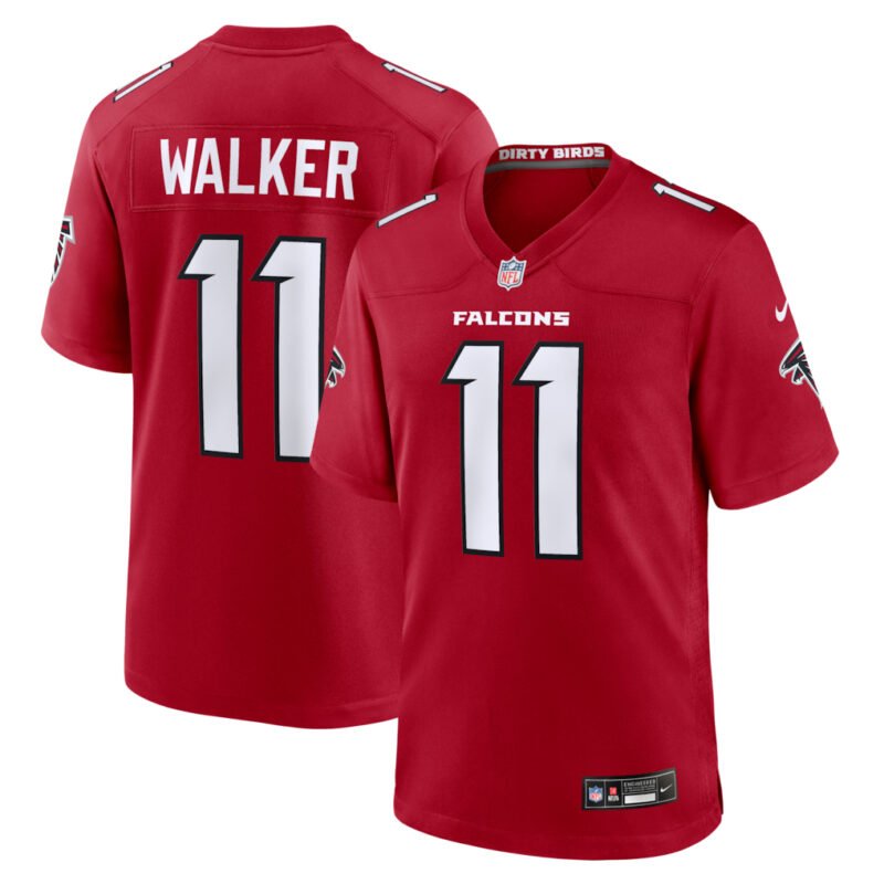 Red Atlanta Falcons #11 Jalon Walker 2026 New Game Jersey - AFJ282