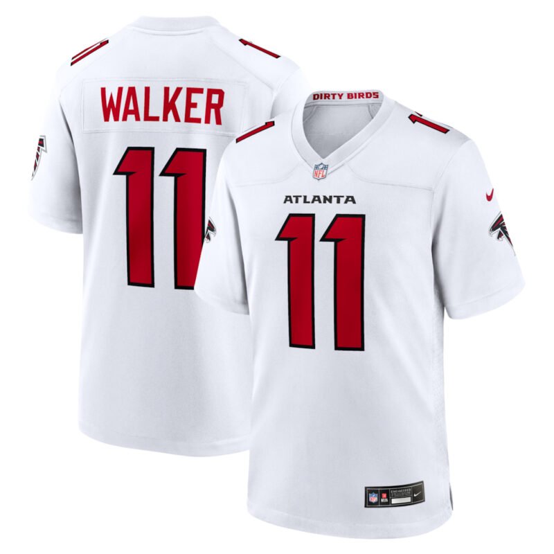 White Atlanta Falcons #11 Jalon Walker 2026 New Game Jersey - AFJ276