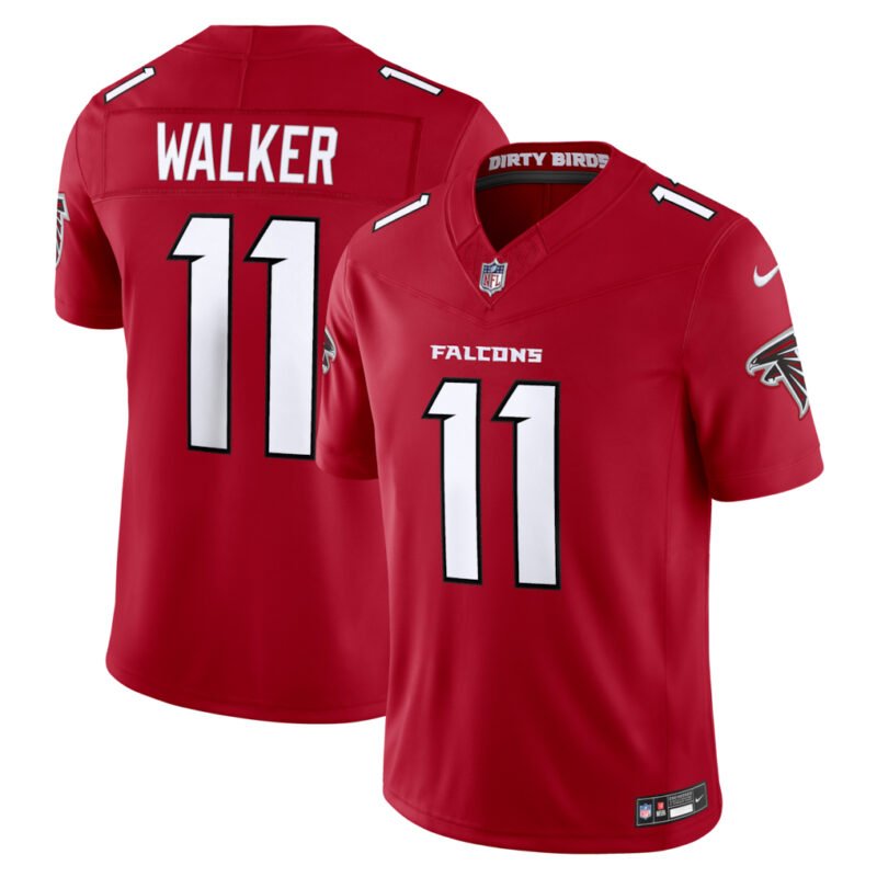 Red Atlanta Falcons #11 Jalon Walker 2026 New F.U.S.E. Vapor Untouchable Limited Stitched Football Jersey - AFJ270