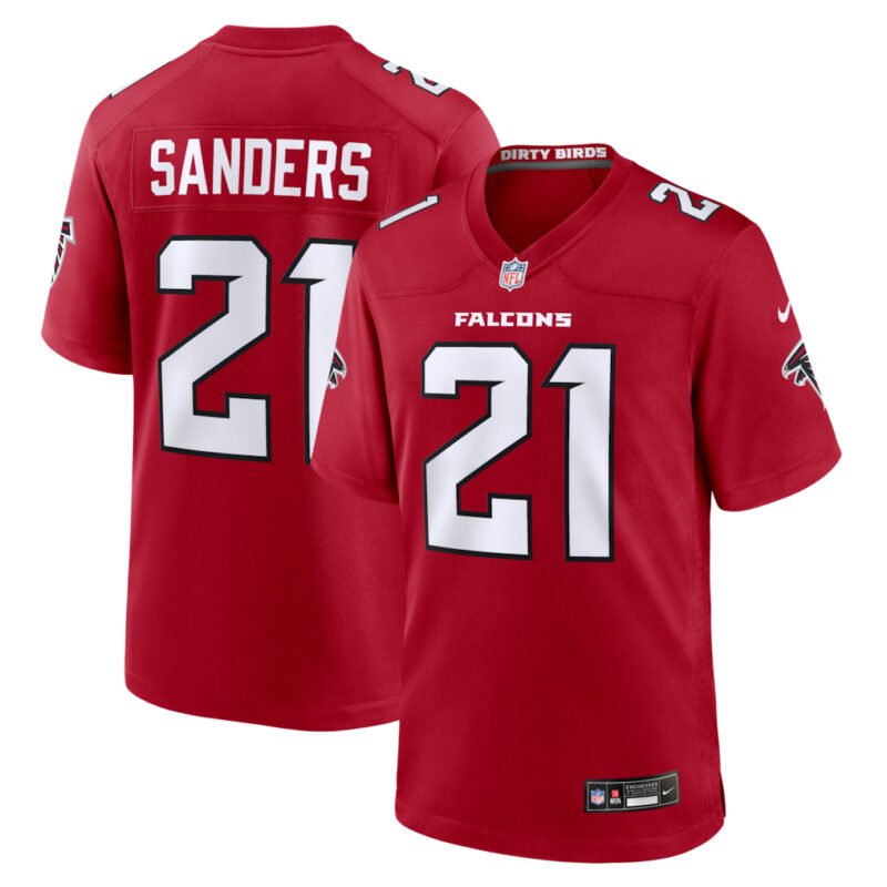 Red Atlanta Falcons #21 Deion Sanders 2026 New Game Jersey - AFJ284