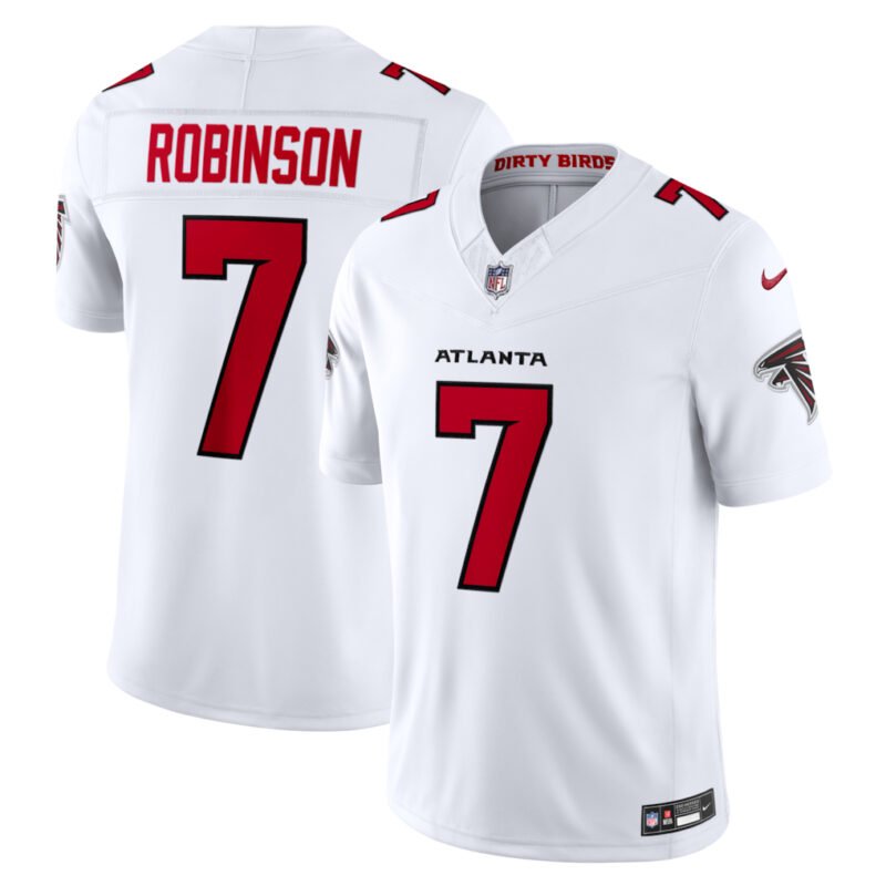 White Atlanta Falcons #7 Bijan Robinson 2026 New F.U.S.E. Vapor Untouchable Limited Stitched Football Jersey - AFJ266