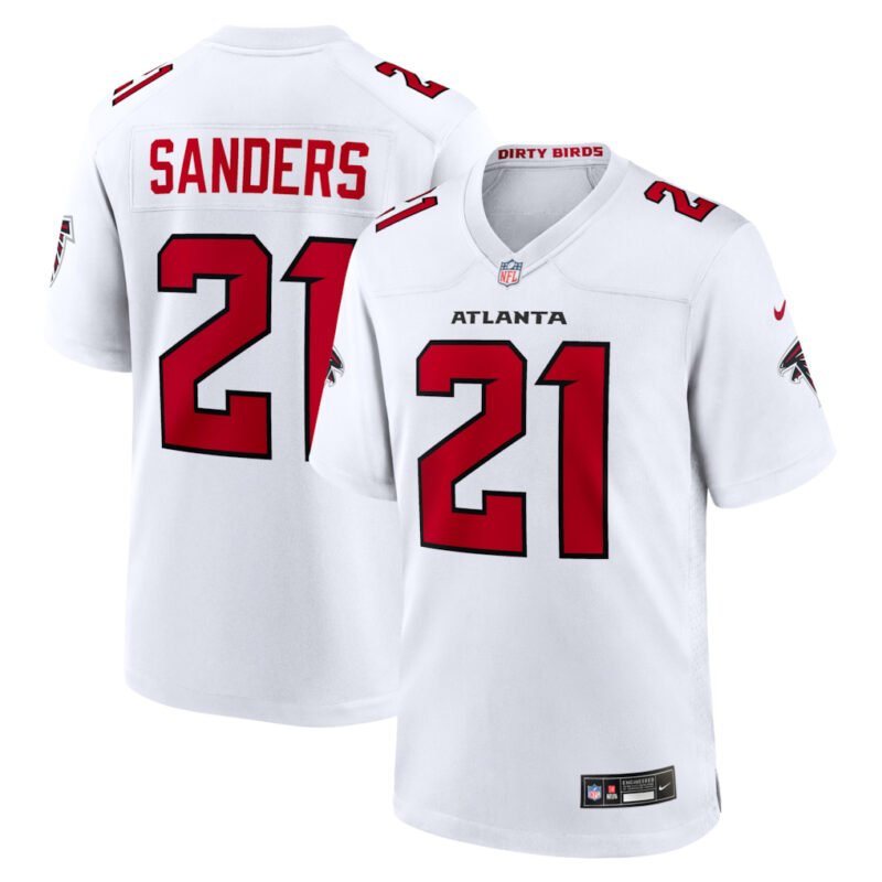White Atlanta Falcons #21 Deion Sanders 2026 New Game Jersey - AFJ278