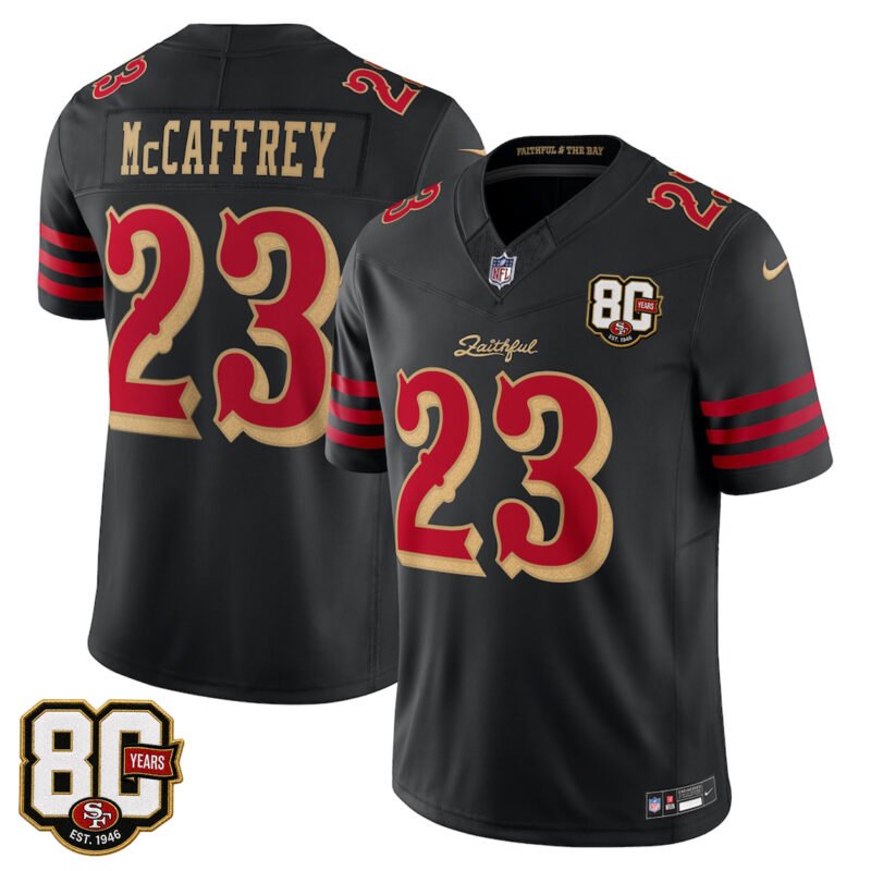 [All Players] 80 Years Anniversary San Francisco 49ers F.U.S.E. “Rivalries” Vapor Limited Stitched Football Jersey - SFR96