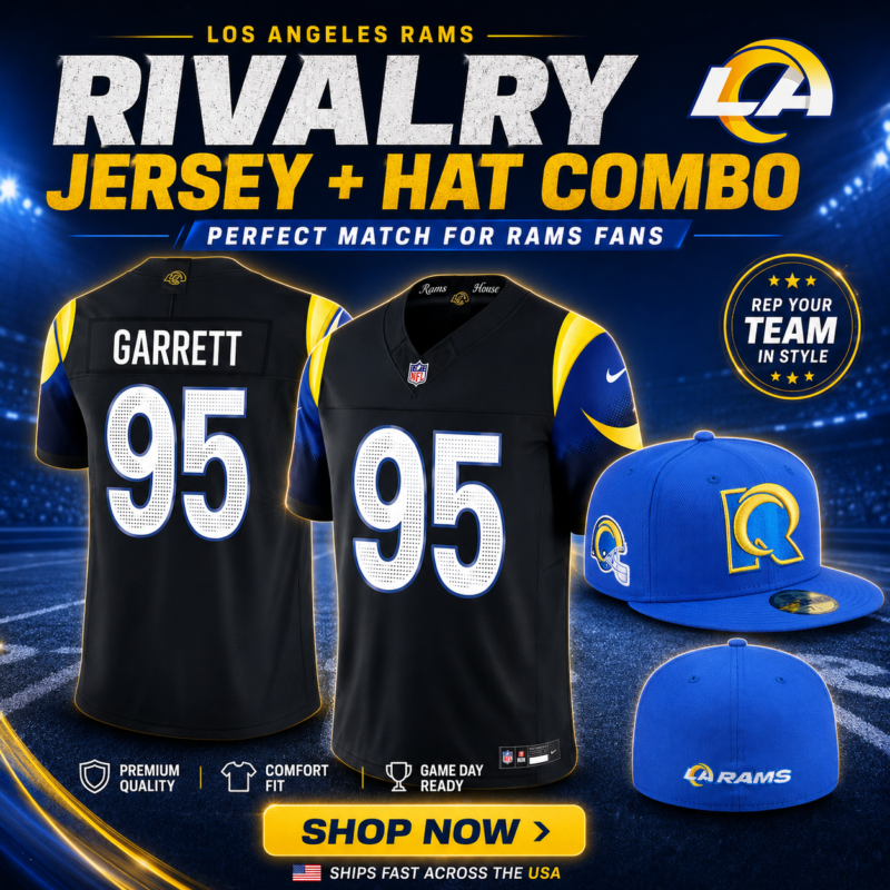 Los Angeles Rams Rivalry Jersey x New Era 59FIFTY Snapback Hat - LAR634